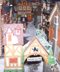Dicken's Christmas Village entranceway