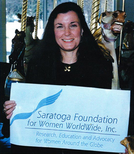 Lois Shapiro-Canter of the Saratoga Foundation for Women WorldWide as photographed by Donna Martin in 2003.