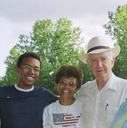 Rev. William Tracy, Sister Terezhina and Neurivaldo Ribeiro de Sousa.