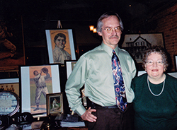 Steve Williams & Cathy King Eddy at 2010 Ira Felix Thomas banquet.